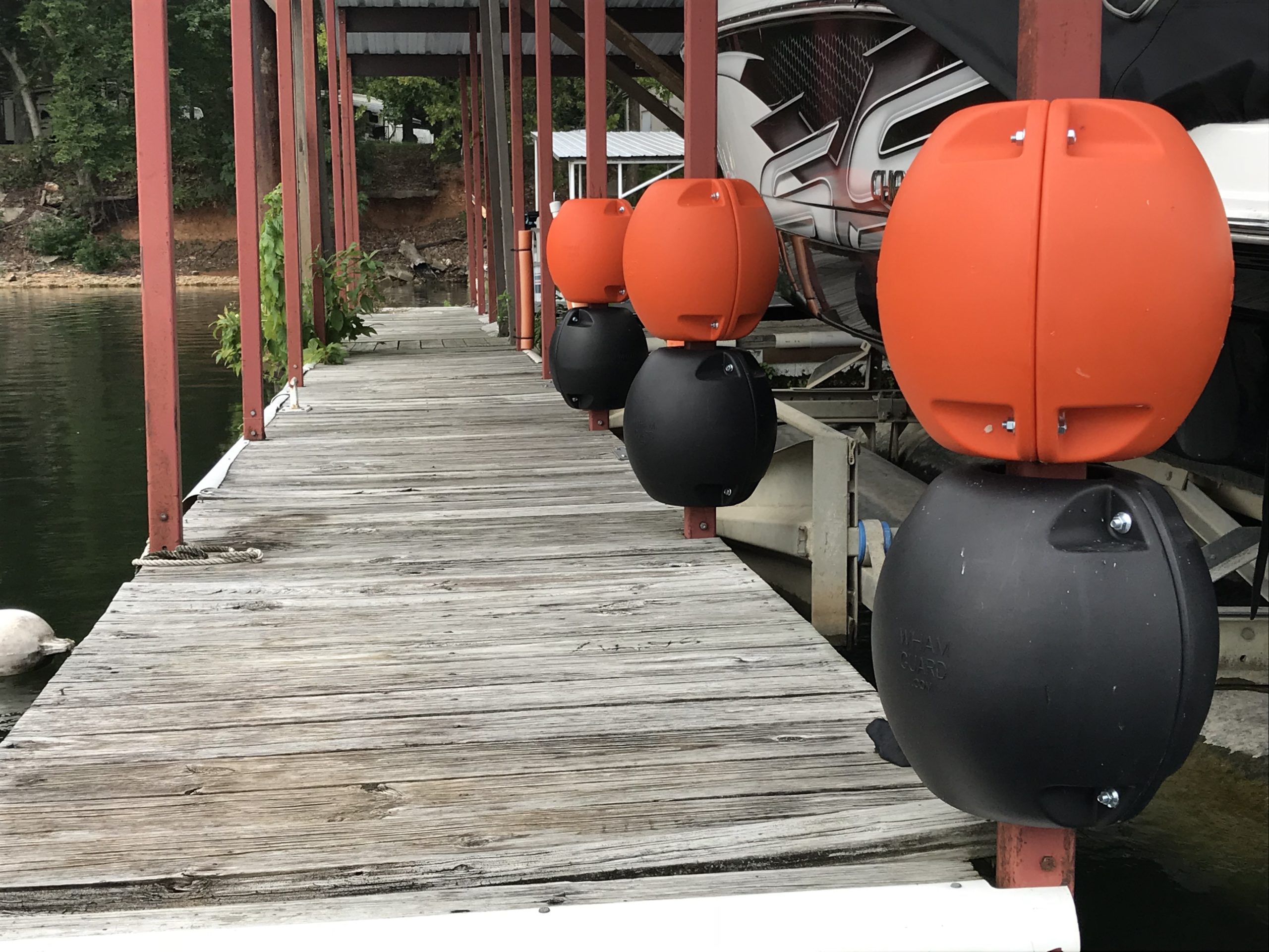 Boat Dock Protection | Rotating Bumpers | WhamGuard - WhamGuard